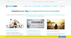 Desktop Screenshot of disabilinews.com